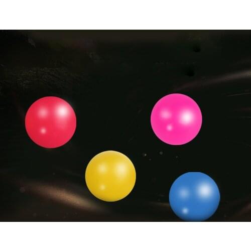 Ceiling Balls Decompression Sticky Wall Catching Throw Stress Relief Squash Suction Toys Children Mini Juggle Jump Games