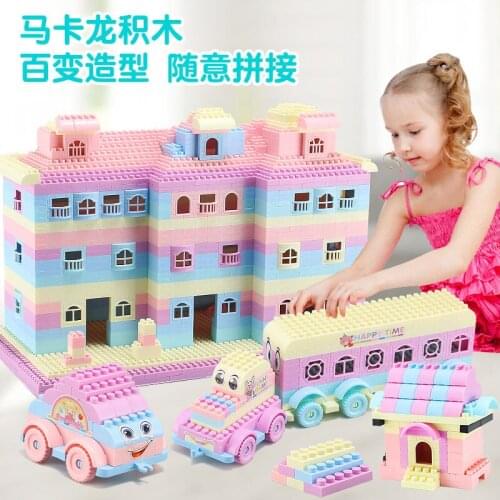 Macarons Variety Building Blocks Creative Blocks Assembling Educational Toys Plastic Building Blocks Kids Classic Toys