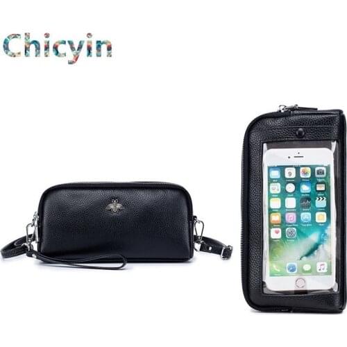 Mini Women Crossbody Bag Shoulder Bags Touchable Cell Phone Pocket Card Purse Ladies Small Touch Screen Bag Female Messenger Bag