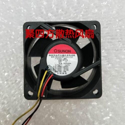 SUNON PMD4806PTB3-A (2).U.F.GN DC 48V 3.3W 60x60x25mm 3-Wire Server Cooling Fan