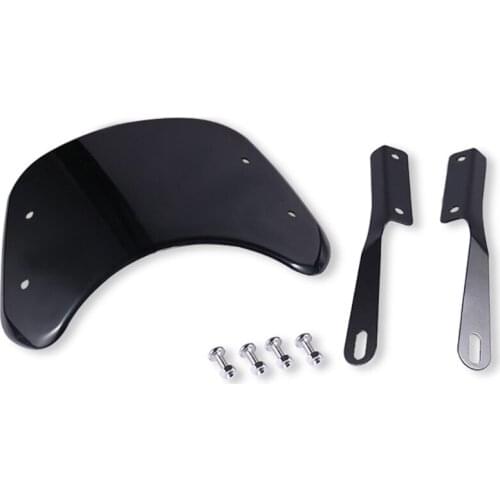 Motorcycle Windshield Wind Deflector Windscreen Universal for Hon da Yama ha Ka wasaki Su zuki 5"-7" Headlight