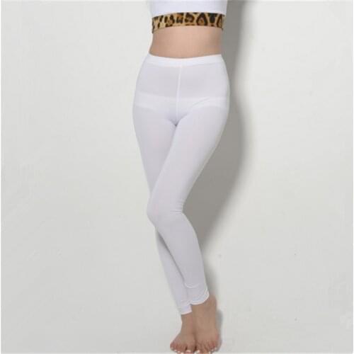 Leggings women 2017 New sexy fashion transparent Ice silk Stovepipe Small mouth fitness leggins gothic legging