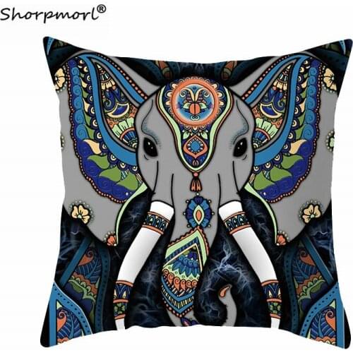2021 Vintage Mandala Throw Pillow Case Home Decor Polyester Sofa Car Ethnic Cushion Covers 45x45CM