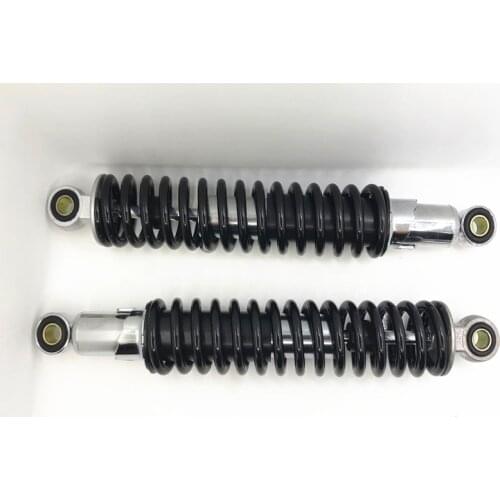 Universal 350mm black Total Length 380mm REAR MOTORCYCL SHOCK ABSORBERS FOR Dirt Bike Gokart Quad ATV Scooter