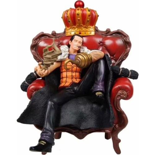 Anime Figure One Piece Seven Warlords Of The Sea Luffy Chopper CRLCODILE Sir Crocodile Sitting On Sofa Ver PVC Action Figure Toy