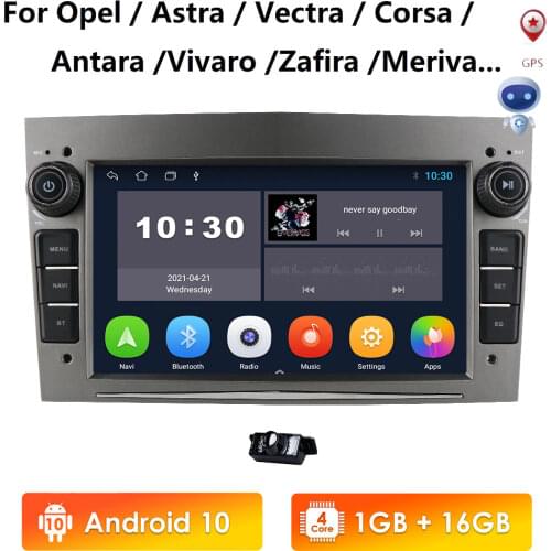 4G Android 10 2DIN car radio GPS Multimedia player for opel Vauxhall Astra H G J Vectra Antara Zafira Corsa Vivaro Meriva No DVD