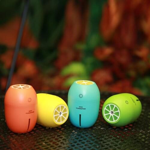 Car Air Humidifier USB Air Purifier Freshener LED Lamp Aromatherapy Diffuser Mist Maker for Home Auto Mini Car Humidifiers