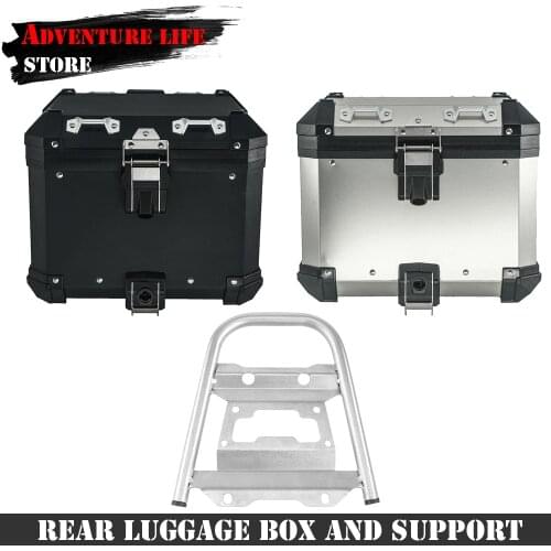 Motorcycle Black & Silver Top Case Rear Luggage Box Support Saddlebag Bracket For BMW G310GS G 310 GS G310GS 2017 2018 2019 2020