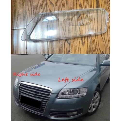 For Audi A6 C6 2006 2007 2008 2009 2010 2011 Car Headlight cover Headlamp Lens Auto Shell Cover