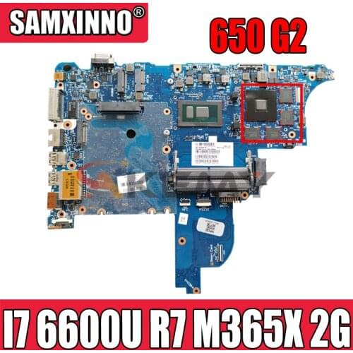 For HP ProBook 640 G2 650 G2 laptop motherboard CPU I7 6600U R7 m365x 2G circus-6050a2723701-mb-a02 100% Test OK