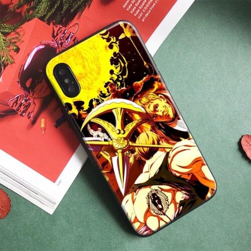 Escanor Nanatsu No Taizai Anime Phone Case Cover Shell For IPhone SE 6 6s 7 8 6sPlus 7Plus 8Plus X XR XS 11 Pro Max