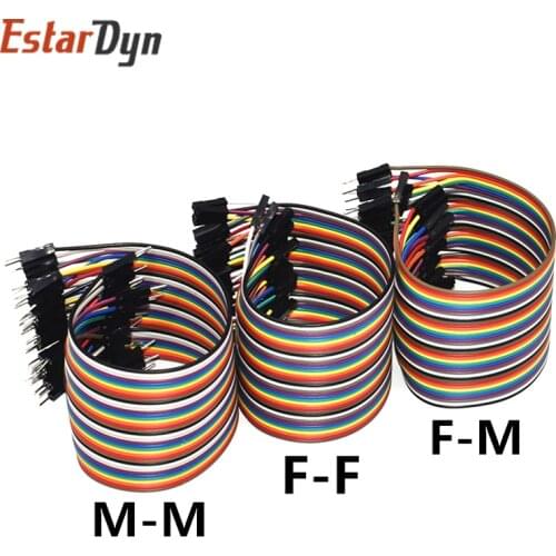 40pcs 20cm 40P Dupont Line 20cm Male to Male + Male to Female and Female to Female Jumper Wire Dupont Cable