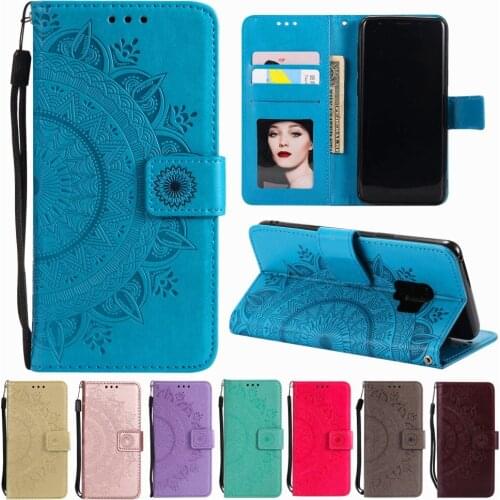 2021 Mandala Flower Leather Wallet Case For LG K8 2017 K10 2018 K40 K50 Q60 G3 G4 G5 G6 G7 V30 Holder Card Slots Flip Stand Cove