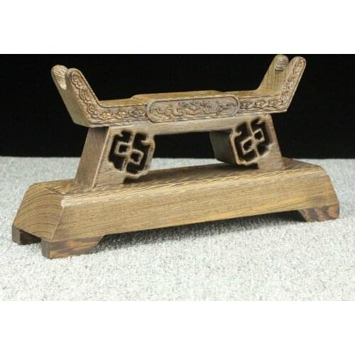 Chicken Wings Wood Carving Dragon Knife Rack Longquan Sword Rosewood Arts And Crafts The Sword Support Japan Warrior Tool