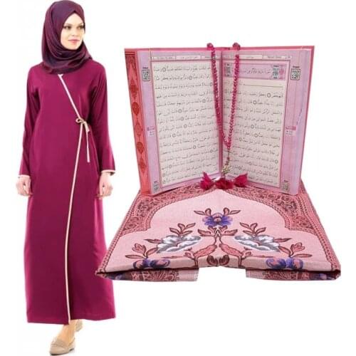 Prayer Suited Worship Set Prayer Rug Rosary Holy Quran Prayer Set