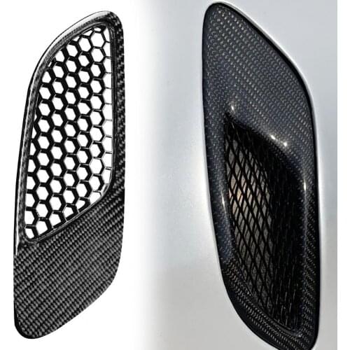 80%HOT 2Pcs Air Vent Trim Rainproof Anti-scratch Carbon Fiber Exquisite Air Vent Cover for BMW 3 Series E90 E92 E93 M3 2006-2012