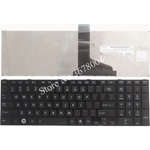 NEW Keyboard for TOSHIBA SATELLITE L850 L850D P850 L855 L855D L870 L870D US Black laptop keyboard