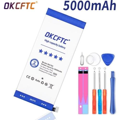 OKCFTC BA793 For Meizu Pro 7 Plus Battery M793H/M793M/M793Q BA792 For Meizu Pro 7 Battery M792H/M792Q/M792C + Gift Tools