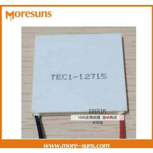 Fast Free ship 10pcs/lot High power semiconductor thermoelectric cooler TEC1-12715 MCU 40*40 semiconductor chilling plate