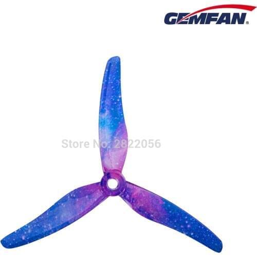 16 pcs/ 8 pairs Gemfan 51433 5inch 3 blade/ tri-blade Propeller Props CW CCW Brushless motor FPV Propeller for FPV Racing drone