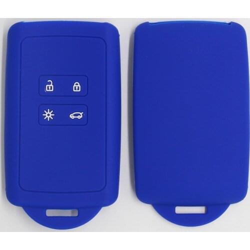 Silicone Car Flip Key Case for Renault Kadjar Captur Megane Sandero Stepway Logan Clio 5 Arkana 2020 2021 Cover Keyless Remote