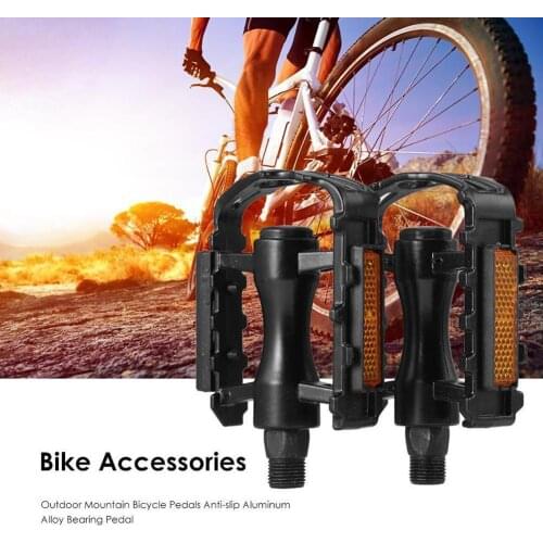 Ultralight Bike Bicycle Pedals MTB Bike Part Pedal Aluminum Ultra-Light Flat Cage Bicycle Alloy Pedals Part Hollow Cycling Q2M2