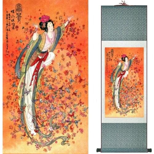 Traditional Chinese art painting Silk scroll painting Chinese wash painting Chinese wash painting 20190730008