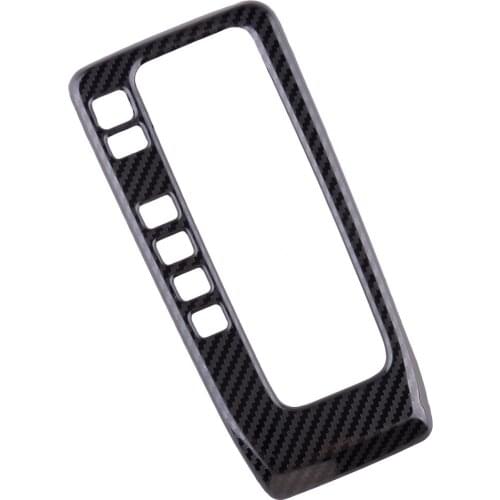 Carbon Fiber Style Stainless Steel Gear Shift Panel Cover Trim fit for Nissan Altima 2019 2020