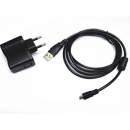 USB AC/DC Power Adapter Camera Battery Charger Cord For Nikon Coolpix S3200 P530