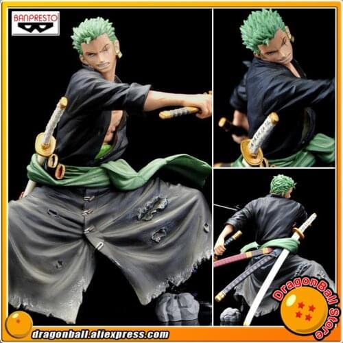 Japan Anime "ONE PIECE" Original Banpresto Zoukei Monogatari Collection Figure - Roronoa.Zoro (Special Color Ver.)