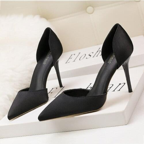 DDYZHY Women Pumps Fashion High Heels Shoes Woman Pointed Wedding Shoes Sexy Classic Pumps thin heels Office Female Shoes Stilet