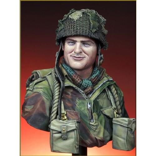 1/10 Resin Model Building Kit Bust Paratrooper