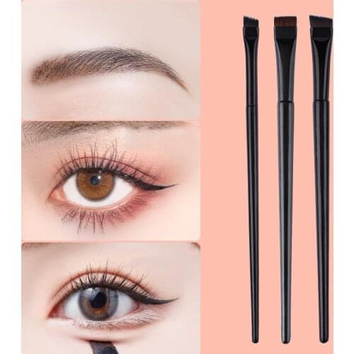 1pc Angled liner Make up brush Eyebrow brush Eye Liner Cream Brush Eyeshadow Brush Professional Face Beauty Makeup Brushes