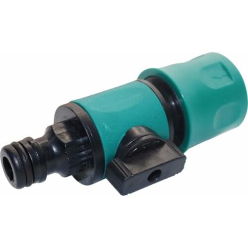 10 PCs connections to a water pipe Switch connector with valve garden hose connector irrigation system