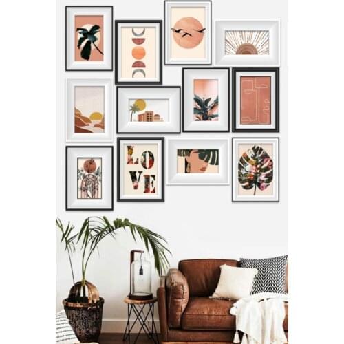 12 piece Frame Looking Mdf Table Decorative Wall Decoration Solid Gift Photo Printed Table Quality Printing Wall Decoration