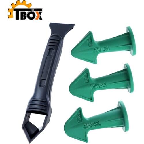 4pcs of Shovel Glue Scraper Glass Gluer Angle Scraper Beautiful Sewing Tool Sewing Tool Internal Corner Scraper