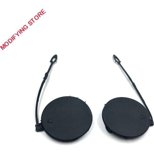 51117159589 51117159590 For BMW X5 E70 2007-2011 Left&Right Front Tow Eye Hook Cover Cap Bumper Primed Unpainted