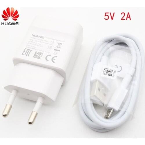 For 5v2a EU Charger Adapter 1a Micro Data Cable voor honor 7x 3x 4a 4c 4x g7 p7 p6 5c 6a 5x6 6c 6x p6 p7 p8 g9 HW-050100E01