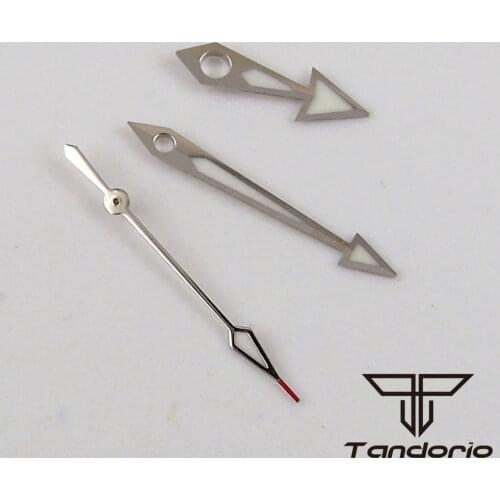 New Arrival Silver Color White Watch Hand fit for ETA 2836 MIYOTA 8215 8205 821A Movement