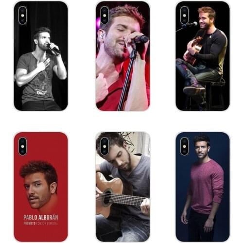 For Apple iPhone X XR XS 11Pro MAX 4S 5S 5C SE 6S 7 8 Plus ipod touch 5 6 Pablo Alboran Singer Accessories Phone Shell Covers