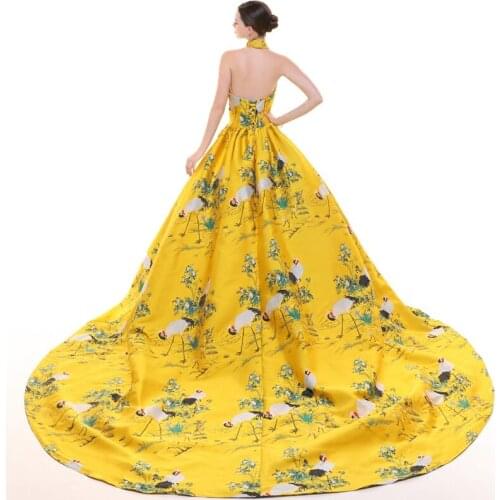 Cheongsam stage costume High-end Personage customization Chinese Style Host Dresses Female Show Dresses of New Elegant