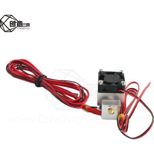 3D Printer Parts MK8 Extruder J-head Extruder Aluminium Extruder For Filament 1.75mm nozzle 0.4mm Extrusora 3D Accessories