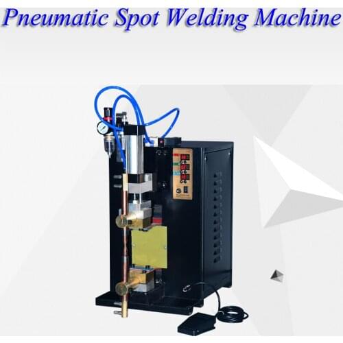 Pulse Spot Welder Digital Display Pulse Welding Machine Pneumatic Spot Welder Butt Welder Multi-cylinder Bump Welder DTN-16
