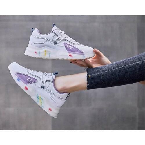 Women Sneakers 2021 Fashion Non Slip Running Shoes Women Comfort Casual Shoes Women Platform Wedge Sneakers Zapatos Deportivos