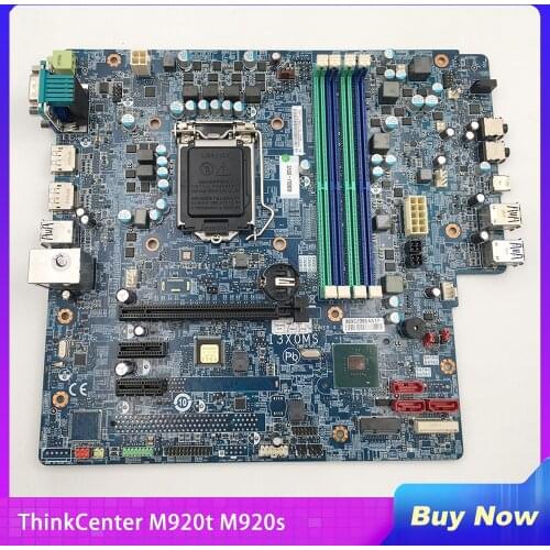 Original For Lenovo ThinkCenter M920t M920s Desktop Motherboard I3X0MS 1LM338 343 337 Q370 Perfect Test