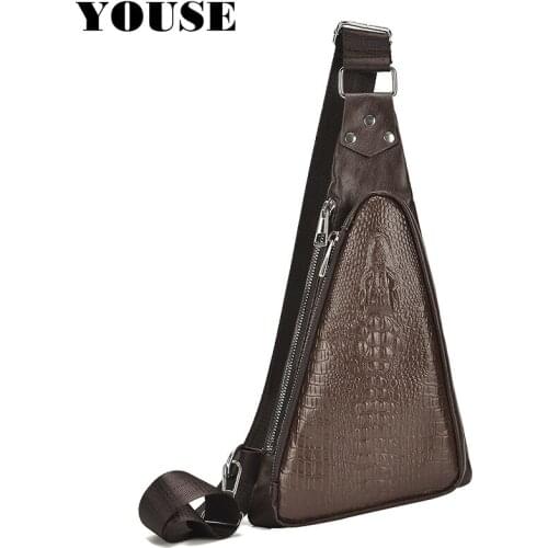 2021 New Fashion Cross Body Bag for Mens Business Travel Small Backpack Tactical Toiletry Waist Pack Sling Messenger Waterproof