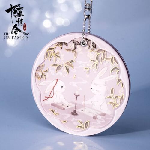 New Amine Grandmaster of Demonic Cultivation Wei Wuxian Memory Birthday Gifts Series Cosmetic Makeup Folded Mirror Case box Xmas