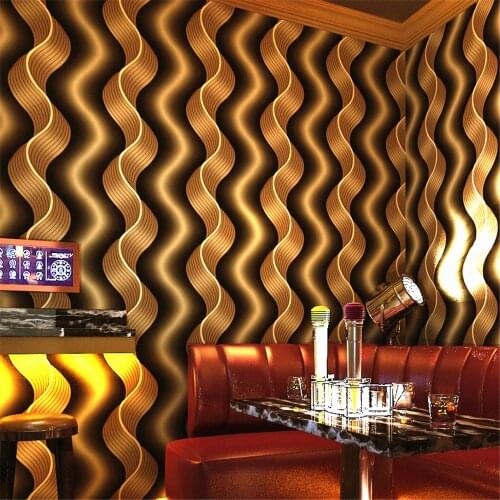 Beibehang European style garden KTV rooms luxury hotel lobby background wallpaper gold foil three - dimensional embossed
