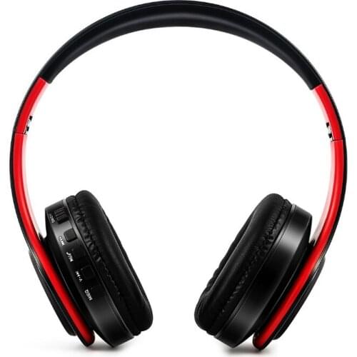 Foldable Wireless Bluetooth Headset Microphone Stereo Headset Music Sports Pluggable Card Headphone for Iphone Samsung Xiaomi