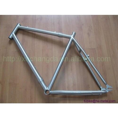 Titanium Track Bicycle Coupler Frame Customized Titanium Single Speed Bike Frame High Quality Titan Bike Frame Made in China
